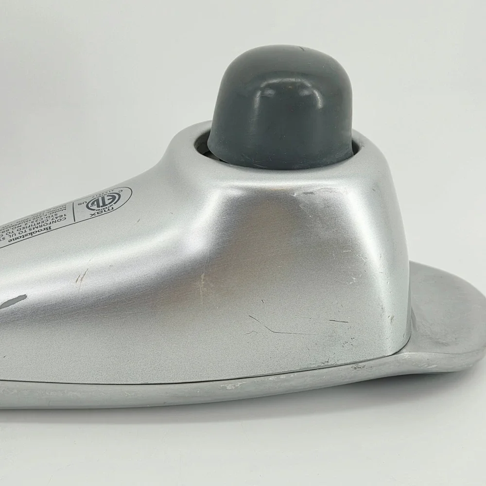 Brookstone Handheld Massager F-209 Silver 3-Speed Corded Muscle Relief Tested
